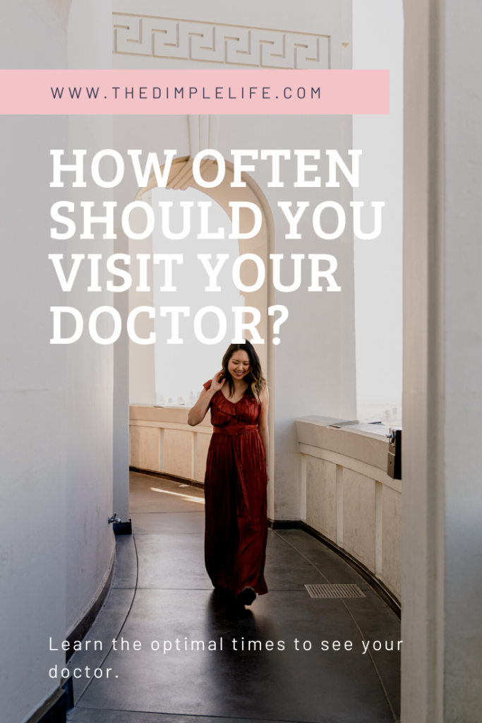 Everything starts with good health! If you don't take care of yourself, achieving your dreams becomes just that much more difficult. Here is how often you should see the doctor! Start scheduling your appointments now. #WomensHealth #TheDimpleLife #WomensHealthcare