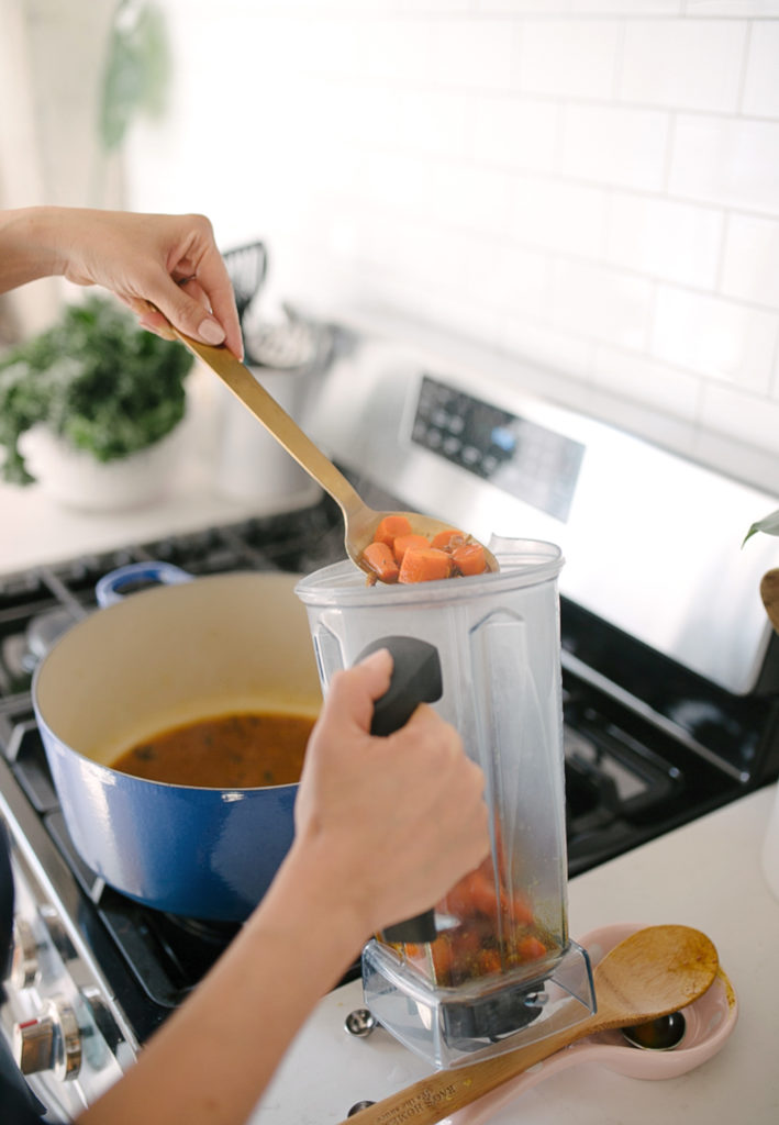 Carrot turmeric ginger soup