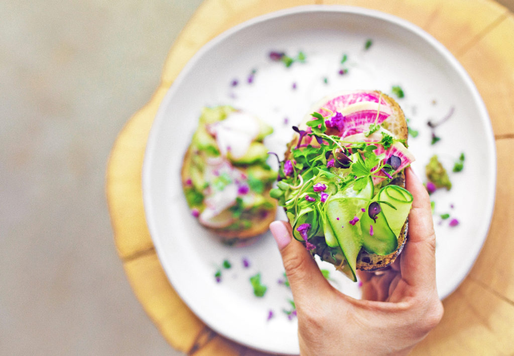 Cooking and experimenting in the kitchen is one way to spark joy at home during quarantine. #JoyAtHome #WellnessInspiration #TheDimpleLife #AvocadoToast