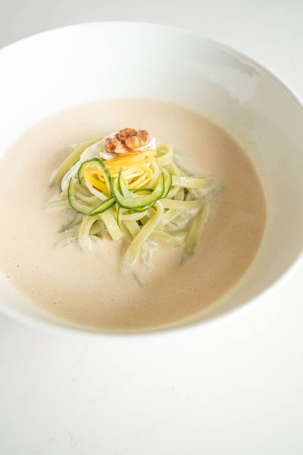 Korean Kongguksu Soy Milk Noodle Soup Recipe The Dimple Life